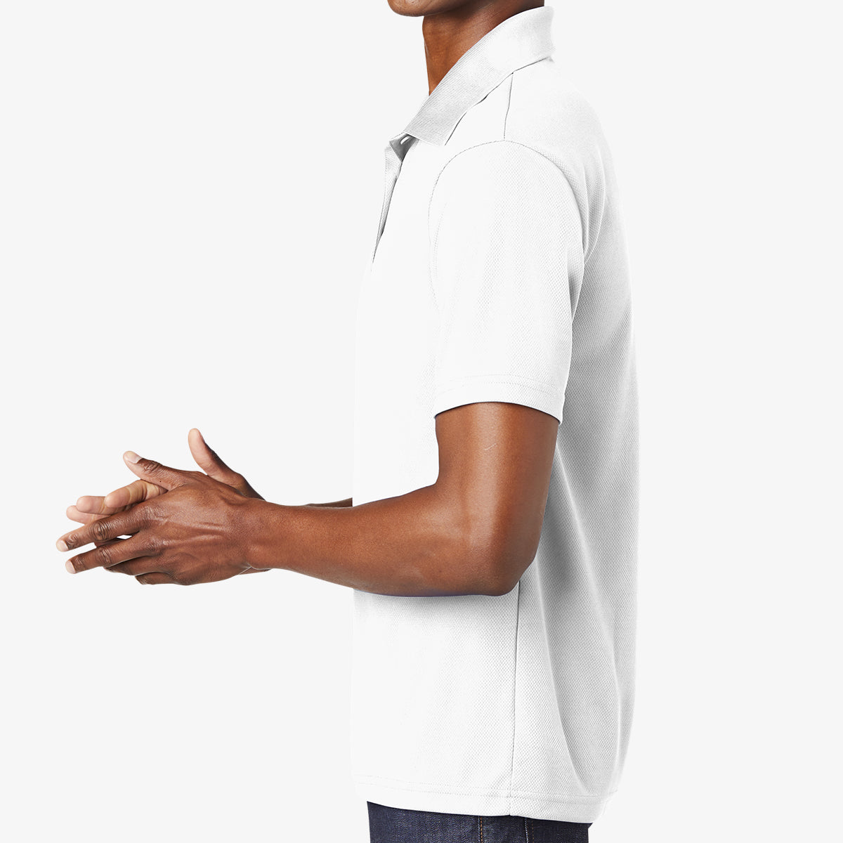 Men PosiCharge Racer Mesh Polo Shirt