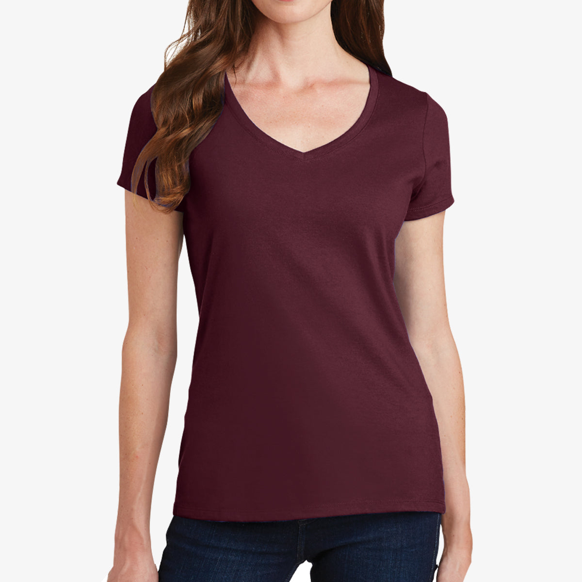 Women Premium V-Neck T-Shirt