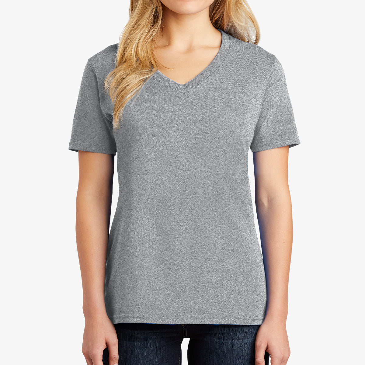 Women Core Cotton V-Neck Tee