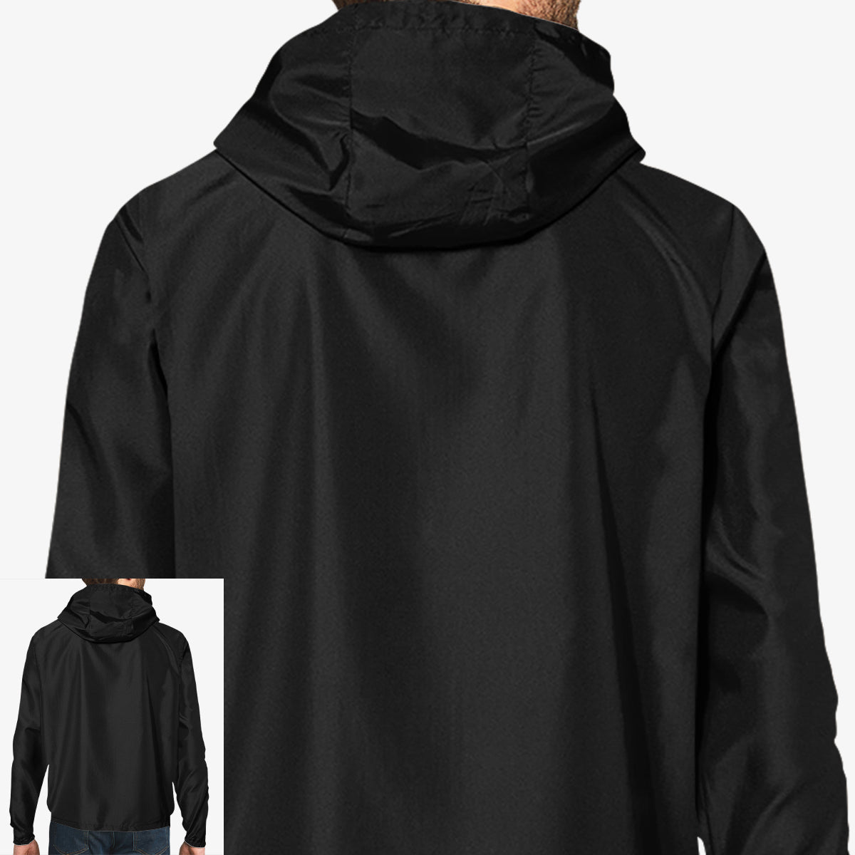 Men Windbreaker Full-Zip Jacket