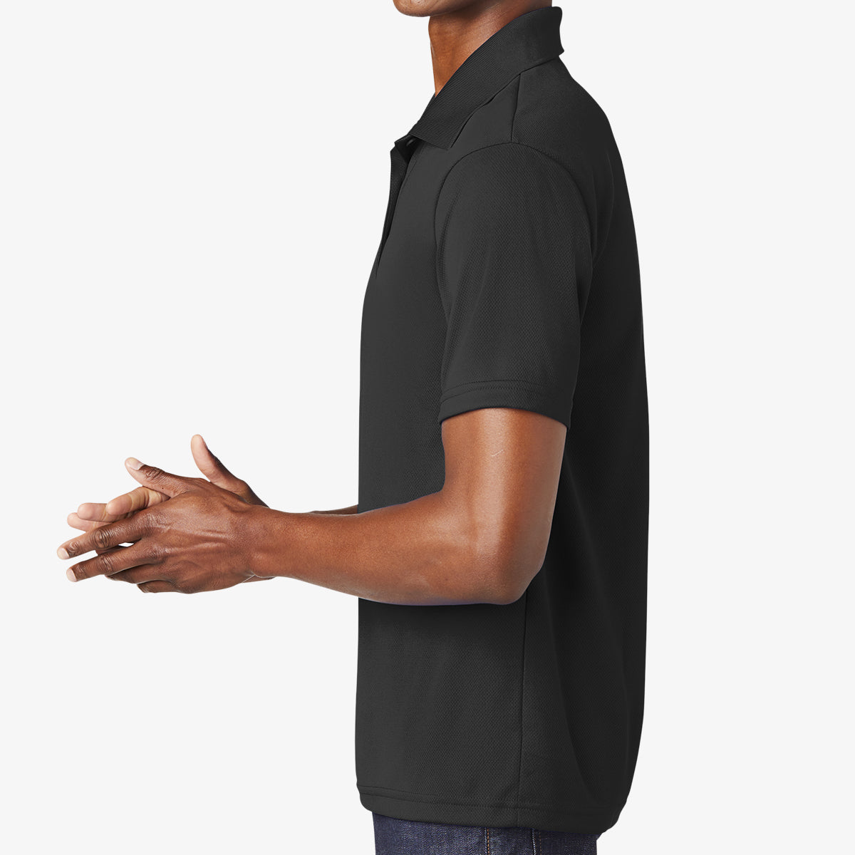 Men PosiCharge Racer Mesh Polo Shirt