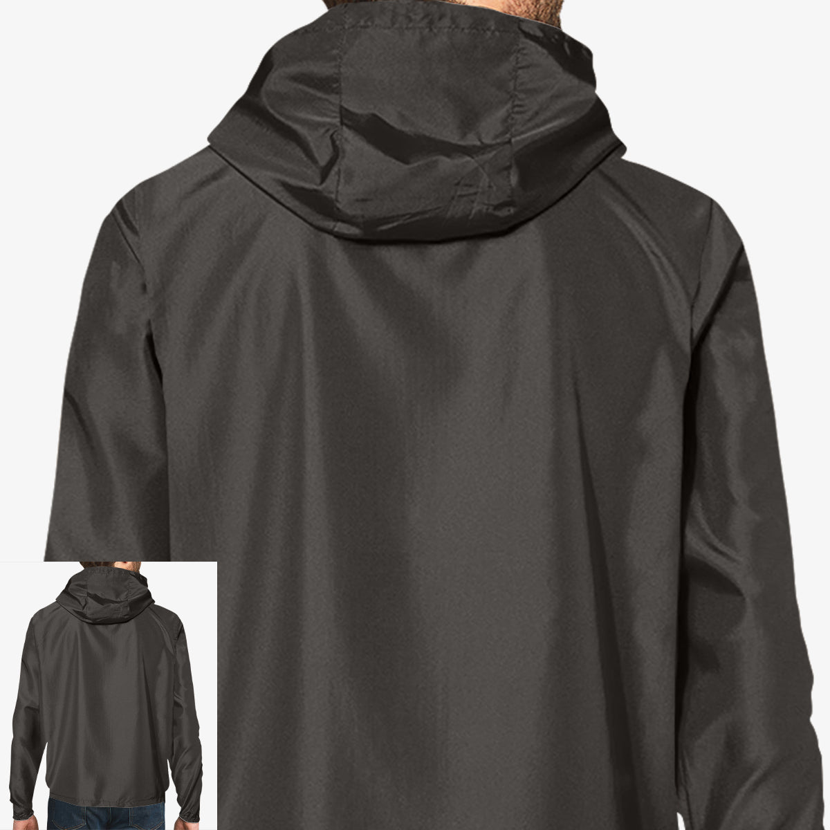 Men Windbreaker Full-Zip Jacket