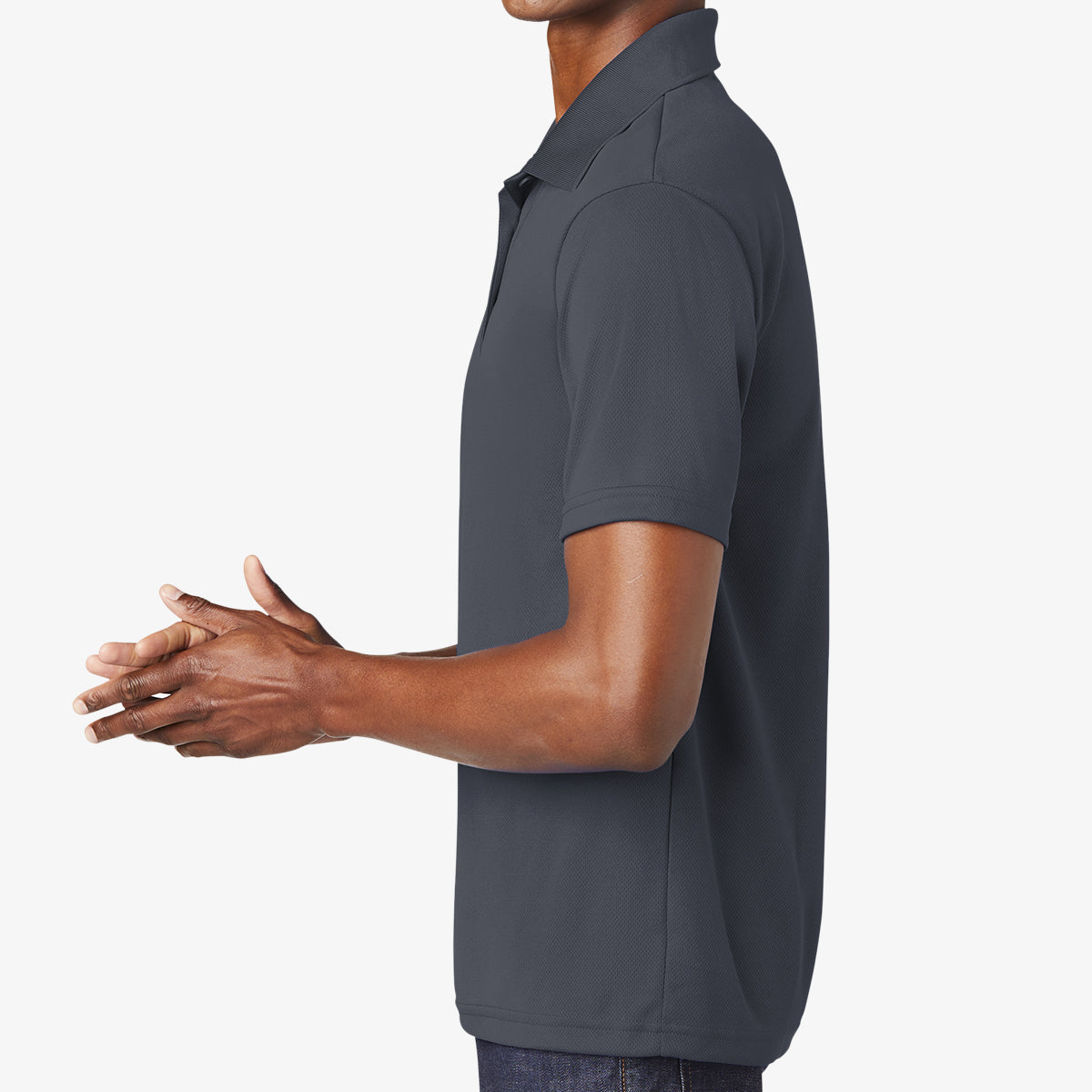 Men PosiCharge Racer Mesh Polo Shirt