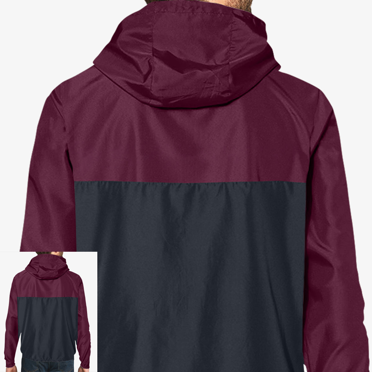 Men Windbreaker Full-Zip Jacket