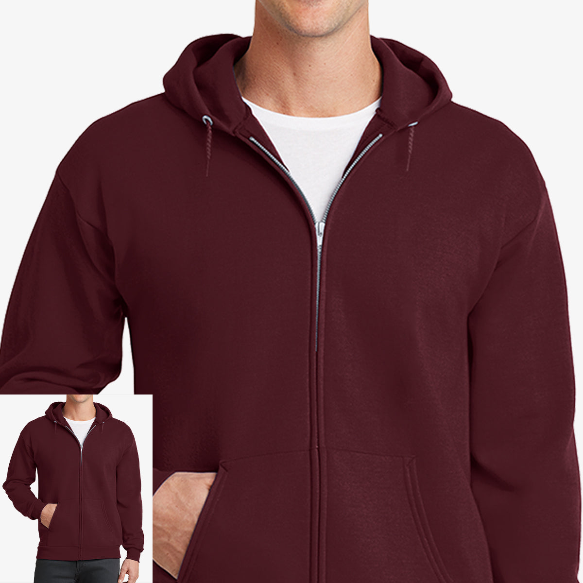 Men Zip Hoodie