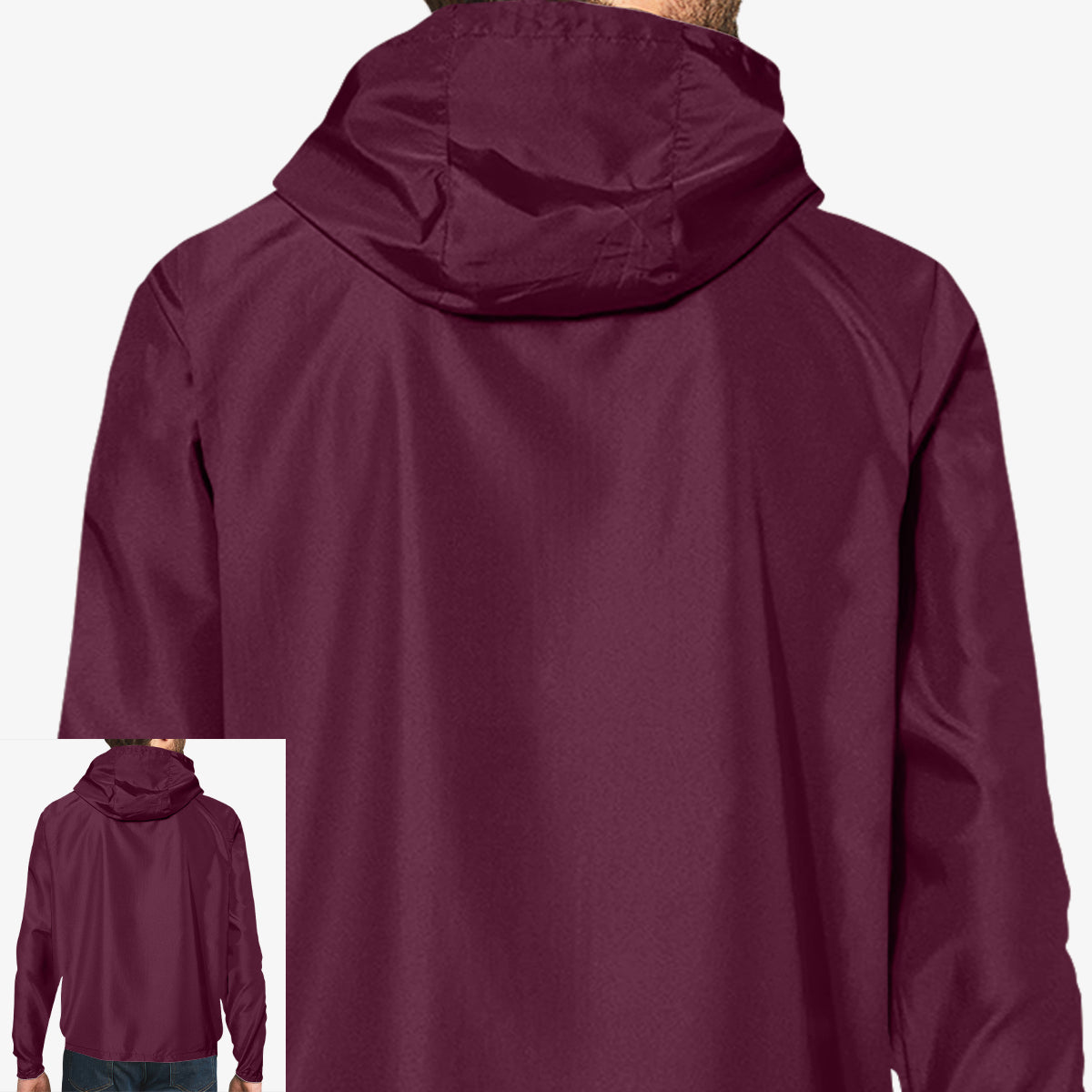 Men Windbreaker Full-Zip Jacket