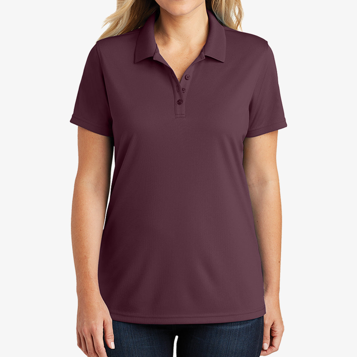Women PosiCharge Racermesh Polo Shirt