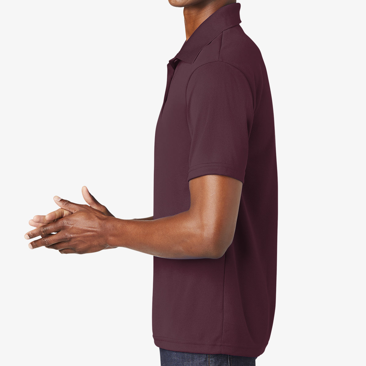 Men PosiCharge Racer Mesh Polo Shirt