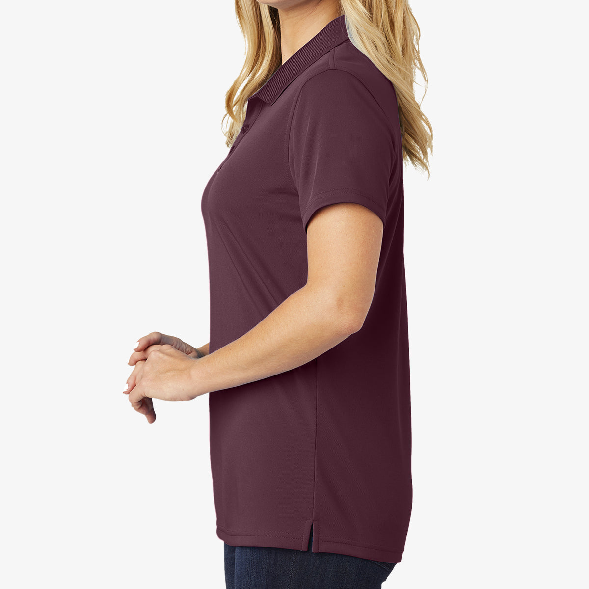 Women PosiCharge Racermesh Polo Shirt
