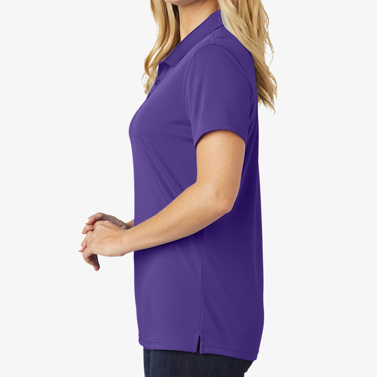 Women PosiCharge Racermesh Polo Shirt