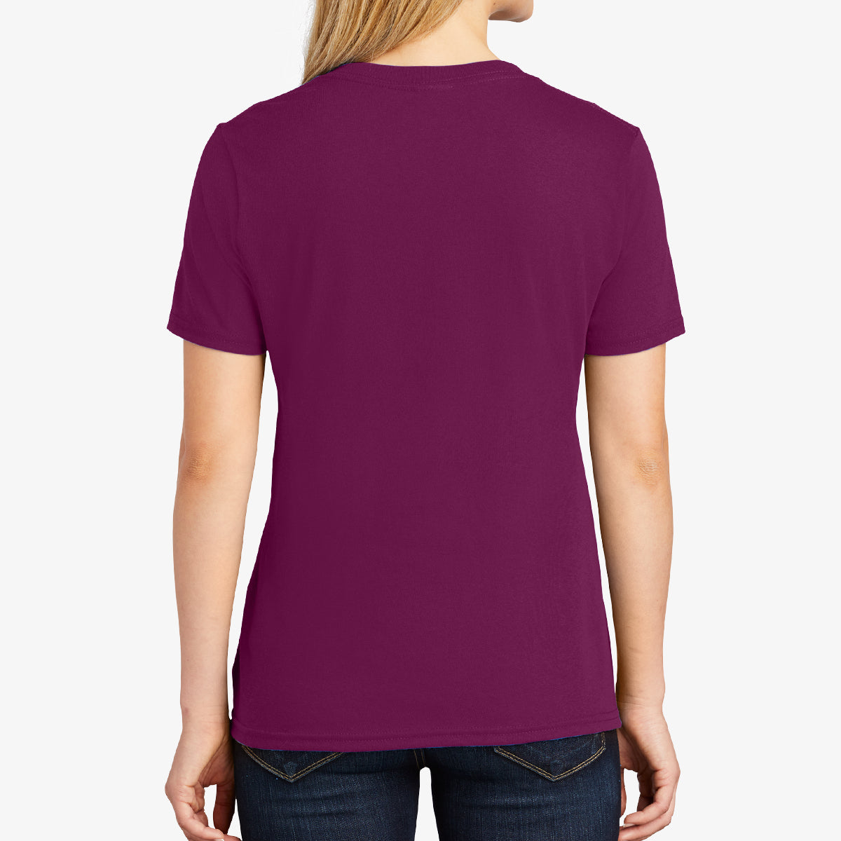 Women Core Cotton V-Neck Tee