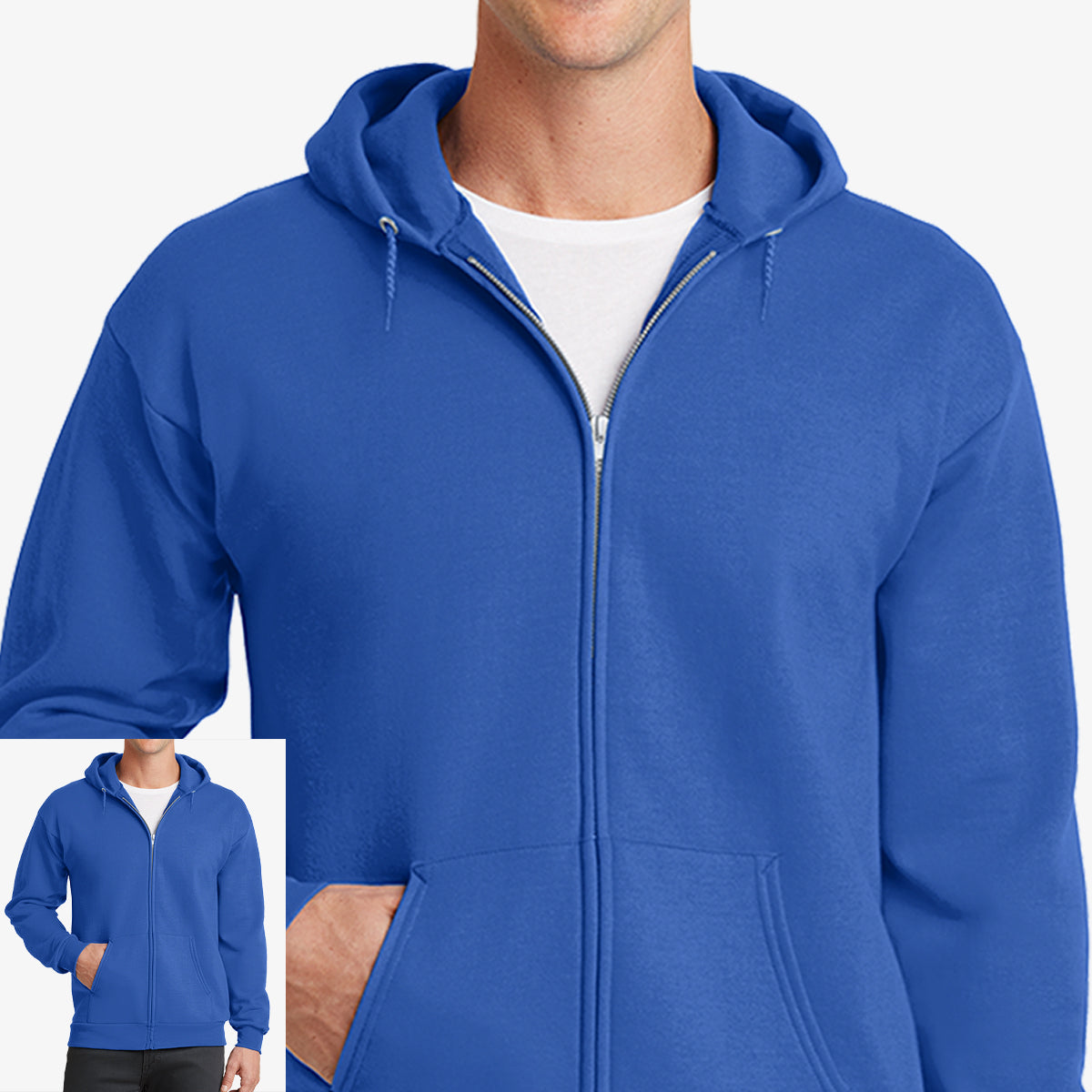 Men Zip Hoodie