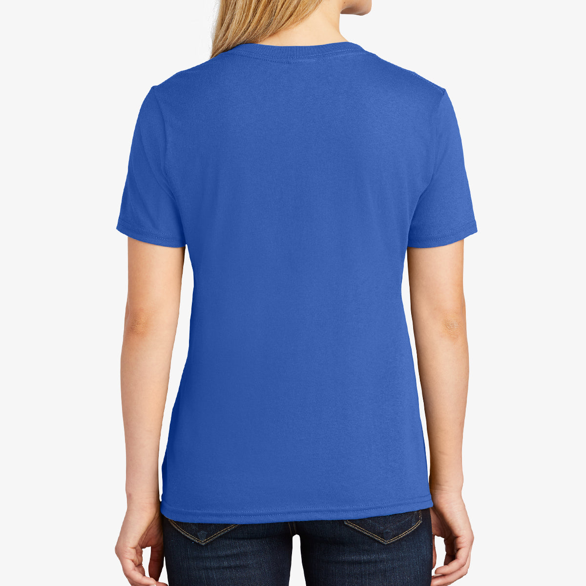 Women Core Cotton V-Neck Tee