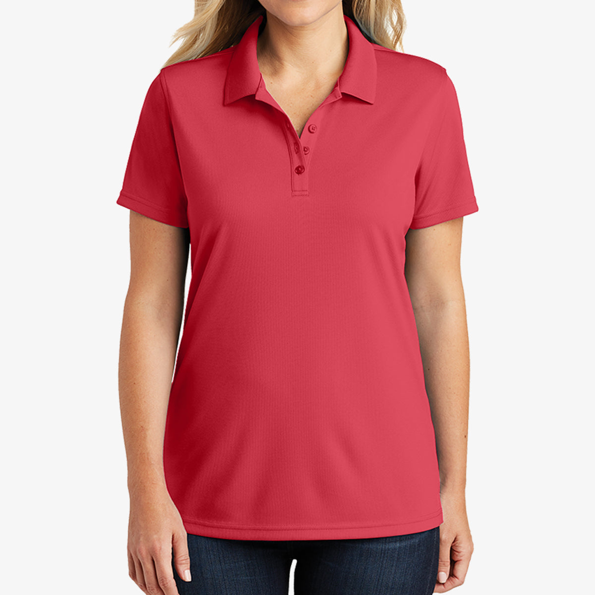 Women PosiCharge Racermesh Polo Shirt